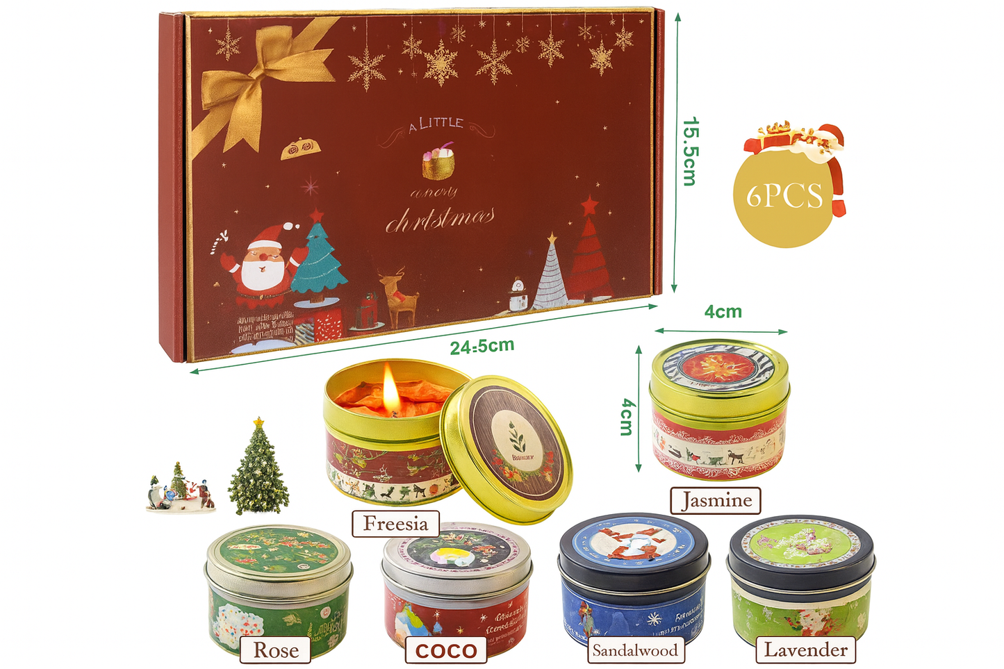 🎄Festive Scented Candle Gift Set