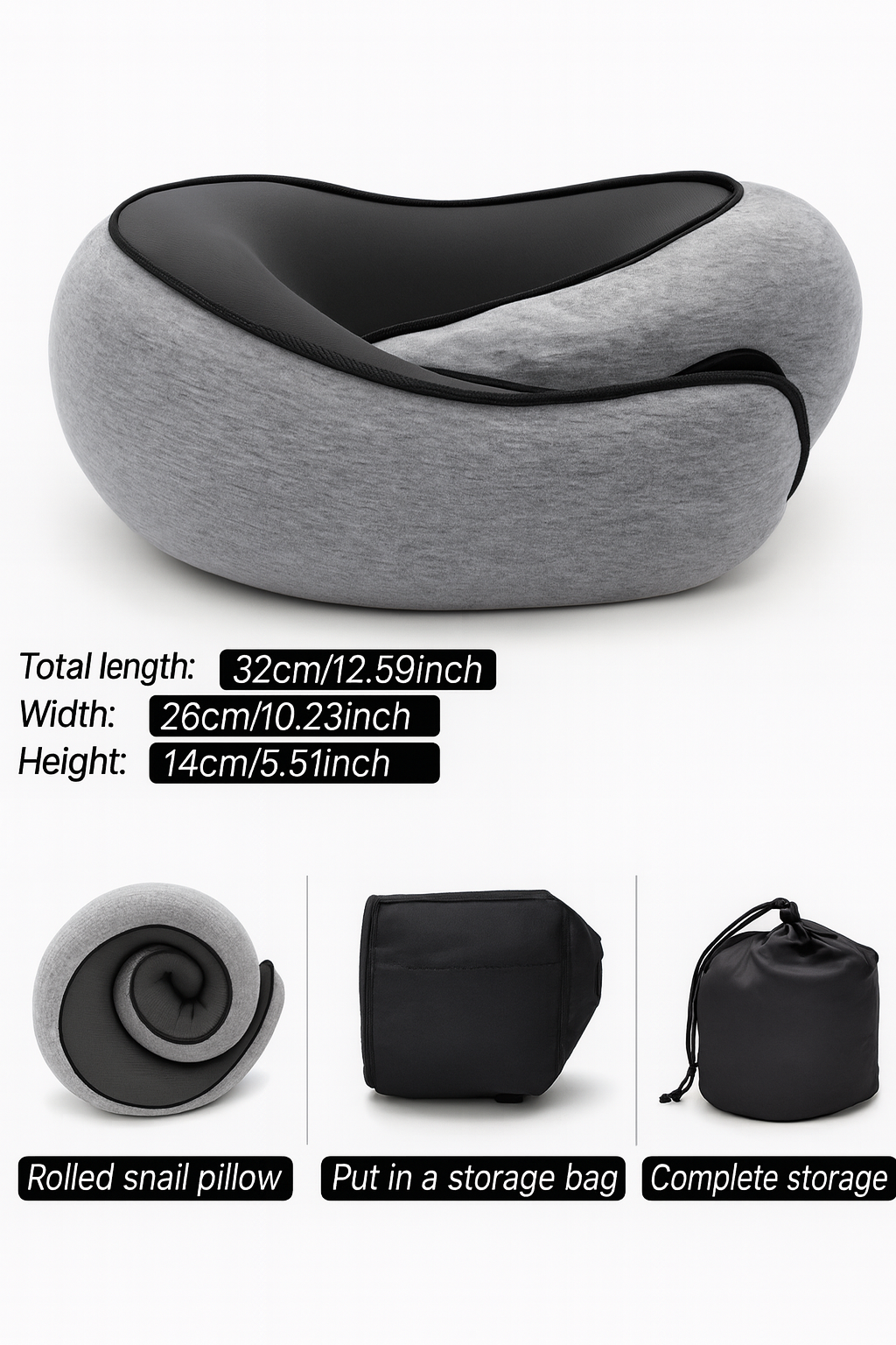 Snail Shape Pillow