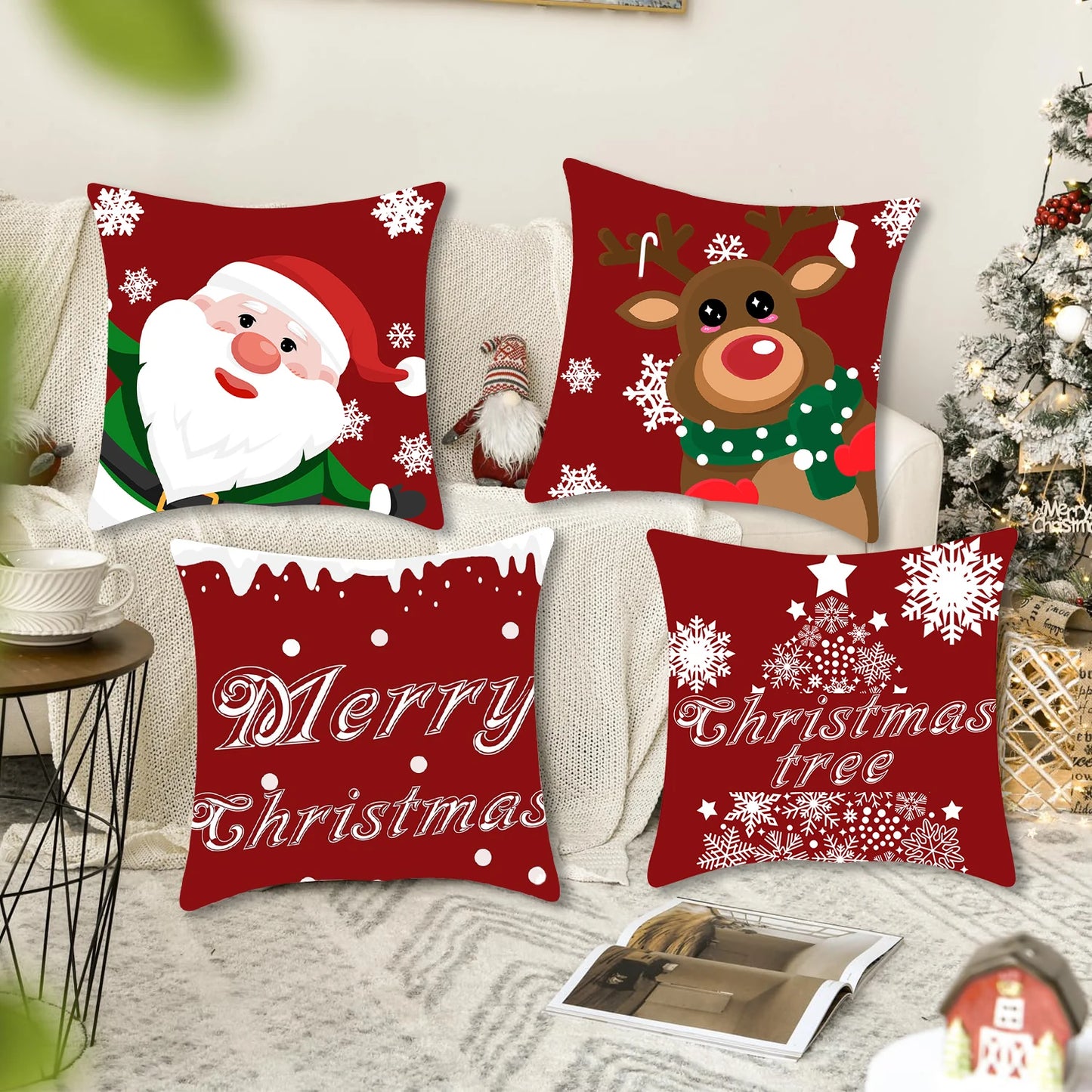 Xmas Decoration Quality Pillows